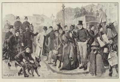 Londyńskie skrzyżowanie ulic autorstwa Everard Hopkins