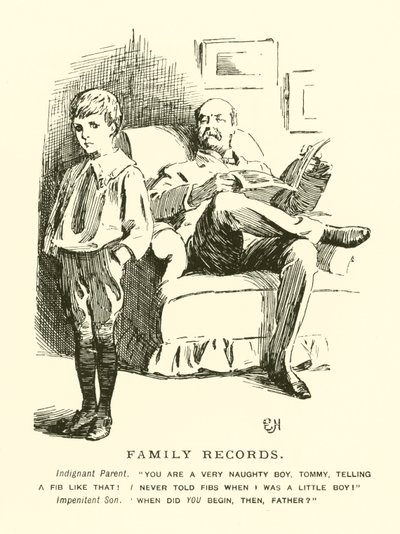 Rekordy rodzinne (grawerowanie) autorstwa Everard Hopkins