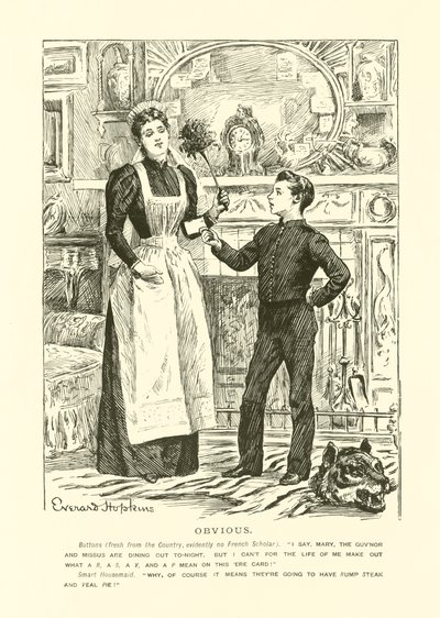 Oczywiste (grawerowanie) autorstwa Everard Hopkins