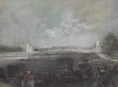 Alexander Bridge, Paryż autorstwa Everett Shinn
