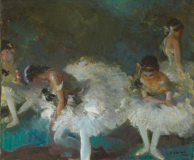 Tancerze za kulisami autorstwa Everett Shinn