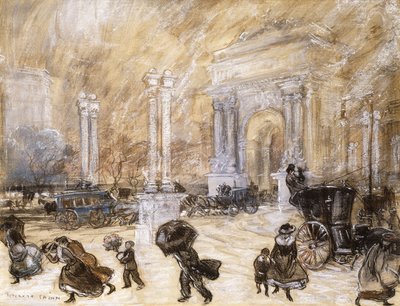 Dewey Arch, Madison Square autorstwa Everett Shinn