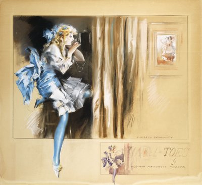 Tinsel Toes autorstwa Everett Shinn