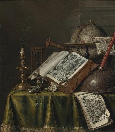 Vanitas martwa natura autorstwa Evert Collier