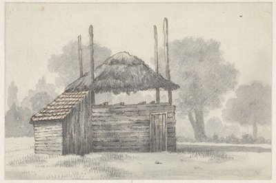 Stóg siana w Zoelmond, w Betuwe autorstwa Evert Doublet