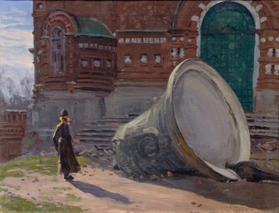 Ruina dzwonów kościelnych, 1924 autorstwa Evgeni Ivanovich Stolitsa