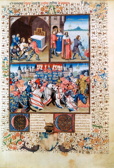 Galahad i Camelot, 1463 autorstwa Evrard d