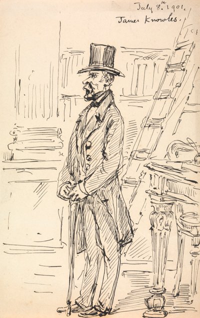 Sir Jamesa Thomasa Knowlesa autorstwa Eyre Crowe