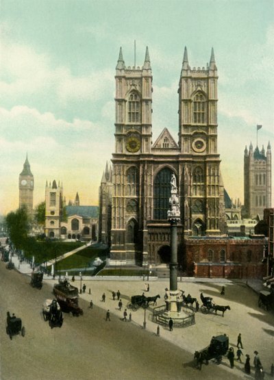 Opactwo Westminsterskie, ok. 1900. autorstwa Eyre and Spottiswoode