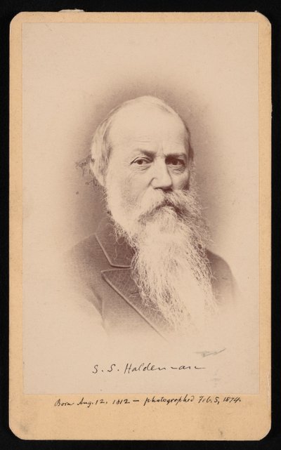 Portret Samuela Stehmana Haldemana 1812-1880, 5 lutego 1874. autorstwa FA Wenderoth and Co