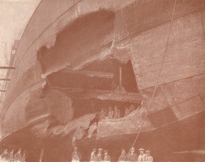 Śmiertelny efekt torpedy, c1917 1919 autorstwa FC Coleman