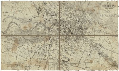 Plan Berlina autorstwa F.H. Morin