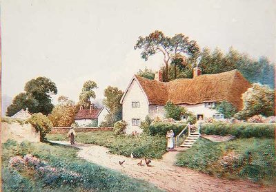 Wiejska aleja autorstwa F.H. Tyndale