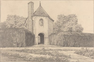 Dom w ogrodzie autorstwa F.L. Griggs