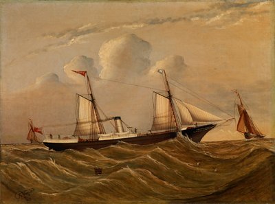 Steamer Alster autorstwa F.M.P. Wheldon