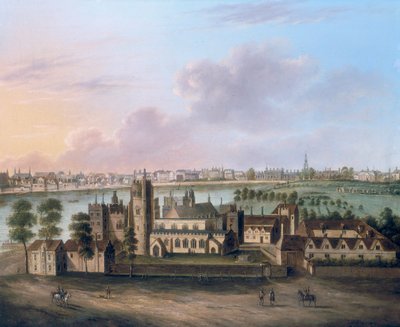 „Pałac Lambeth”, c1685 autorstwa FW Smith