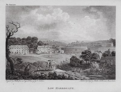 Niski Harrogate (grawerowanie) autorstwa F. (after) Nicholson