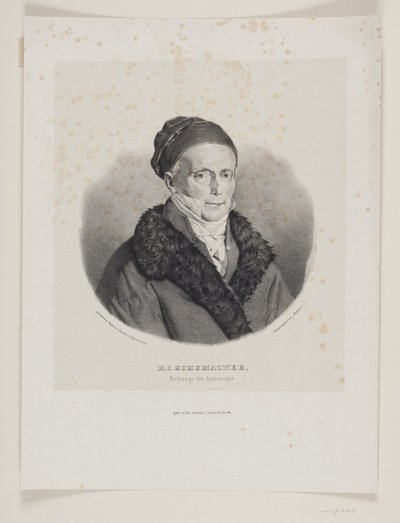 Heinrich Christian Schumacher autorstwa F. Ausborn