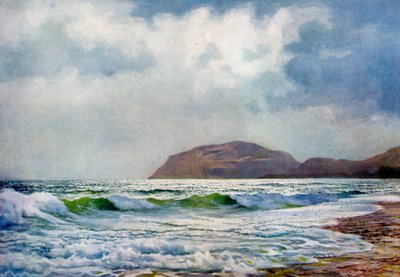 Burzowy dzień w pobliżu Llandudno w Walii, 1924-1926 autorstwa F. C. Varley
