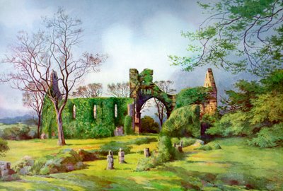 Grey Abbey, County Down, Irlandia Północna, 1924-1926. autorstwa F. C. Varley