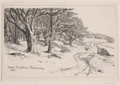 Z Hestehaven, Frederiksborg autorstwa F. Hendriksen