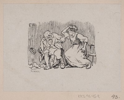 Ilustracja do "Kopciuszek, który sprawił, że księżniczka skłamała" autorstwa F. Hendriksen