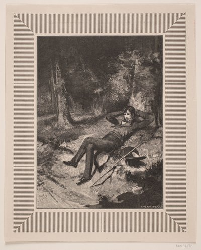 Ilustracja do C. Haucha, „Ukochany” autorstwa F. Hendriksen