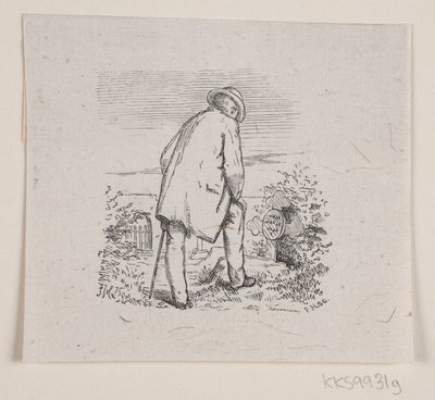 Ilustracja do „Ostatnie godziny”, wiersz HJ Greensteen autorstwa F. Hendriksen