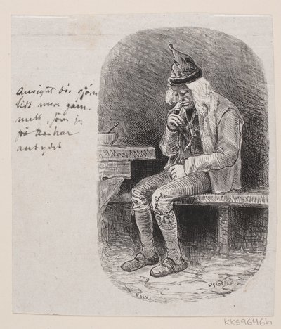 Ilustracja do „Siódmego Ojca w Domu” autorstwa F. Hendriksen