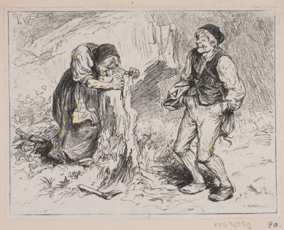 Ilustracja do filmu „Zające Króla Pasterza” autorstwa F. Hendriksen