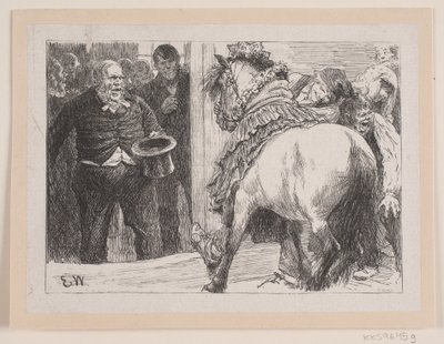 Ilustracja do „Oblubienicy dżentelmena” autorstwa F. Hendriksen