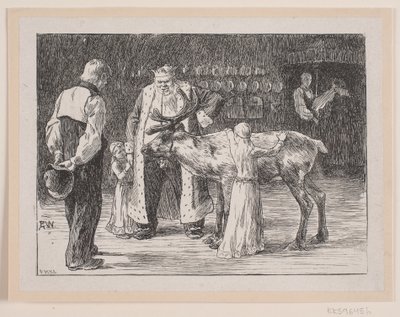 Ilustracja do „Mężczyzn” autorstwa F. Hendriksen