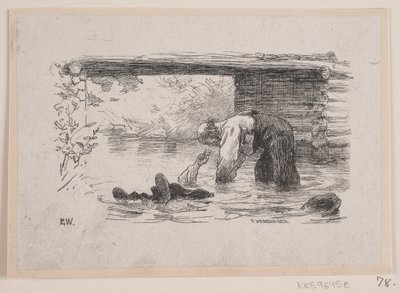 Ilustracja do „Miłości pod prąd” autorstwa F. Hendriksen