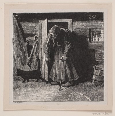 Ilustracja do "Zamku Soria Moria" autorstwa F. Hendriksen