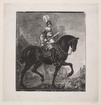 Karel van Mander: Christian IV na koniu autorstwa F. Hendriksen