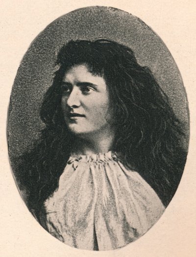 Fanny Moody, c1890, 1895 autorstwa F. Jenkins Heliog