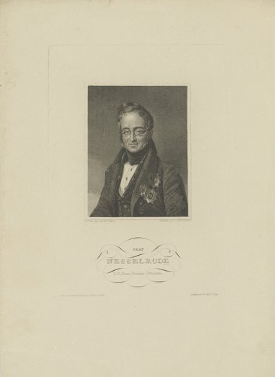 Portret hrabiego Karla Roberta Nesselrode 1780-1862, 1832. autorstwa F. L. Lehmann