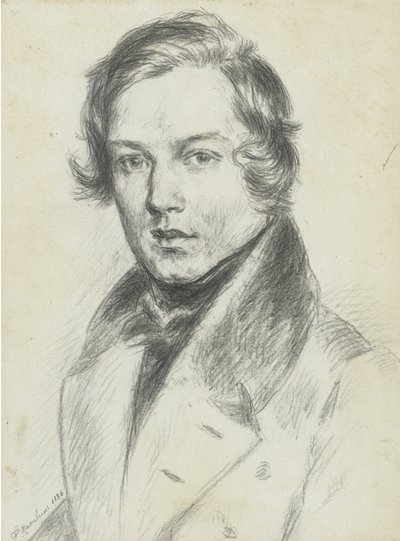 Robert Schumann 1810-1856, 1836 autorstwa F. Mannheim