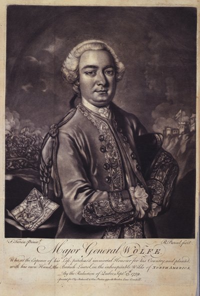 Generał dywizji Wolfe (1727-59) z „Życia generała Jamesa Wolfe