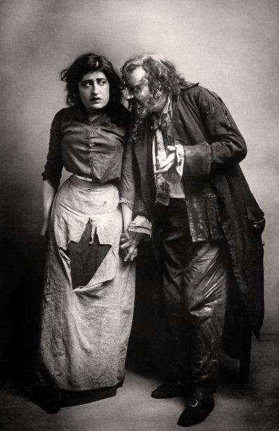Constance Collier 1878-1955 i Herbert Beerbohm Tree 1853-1917, aktorzy angielscy, 1906. autorstwa F. W. Burford