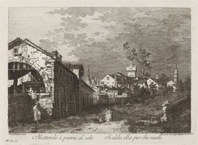 Zakładanie ubrań... autorstwa Fabio Berardi after Canaletto