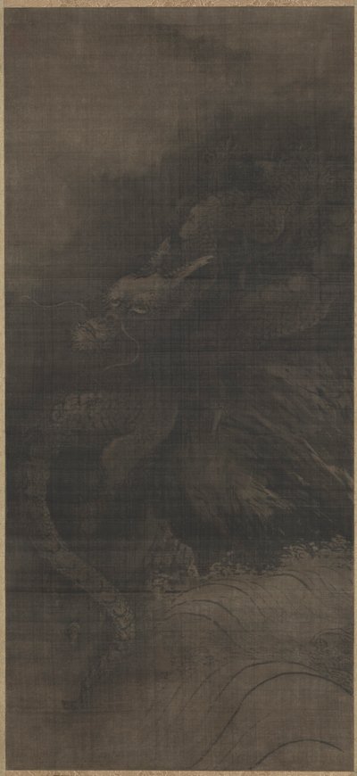 Smok i Tygrys, ok. 1250-1279. autorstwa Fachang Muqi