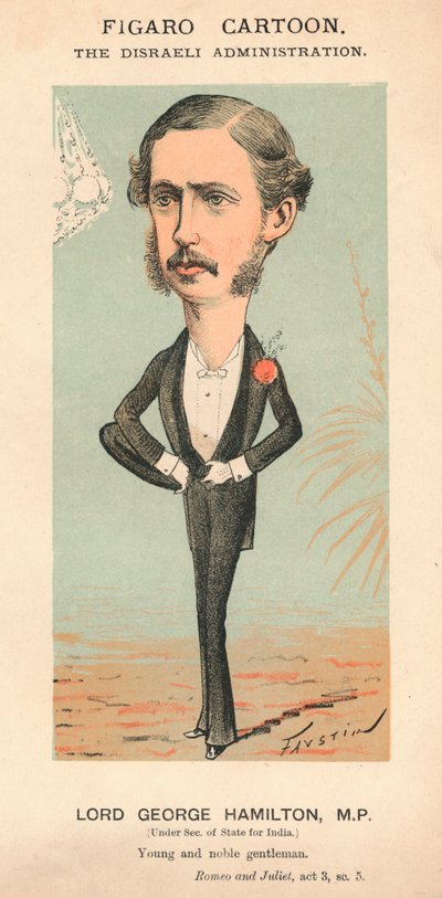 Lord George Hamilton, MP, c1870 autorstwa Faustin