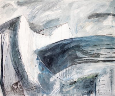 Haven Brow, 2019 (akryl na płótnie) autorstwa Faye Bridgwater