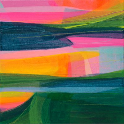 Ignite the Flames Within Ourselves, 2021 (akryl na płótnie) autorstwa Faye Bridgwater