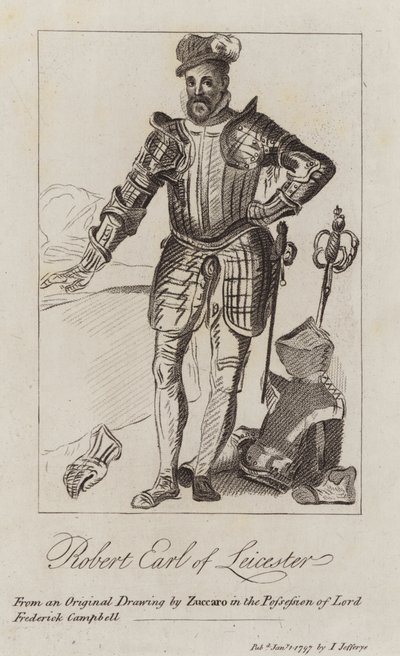 Robert Dudley autorstwa Federico (after) Zuccari or Zuccaro