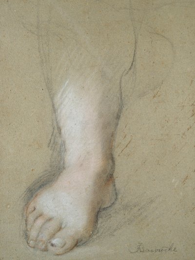 Studium stopy, koniec XVI wieku autorstwa Federico Barocci