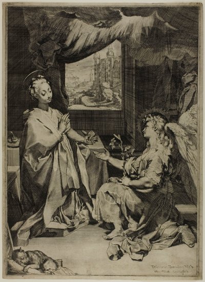 Zwiastowanie autorstwa Federico Barocci