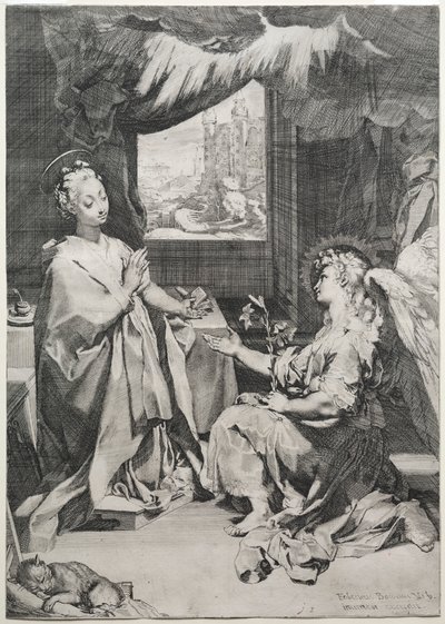 Zwiastowanie autorstwa Federico Barocci