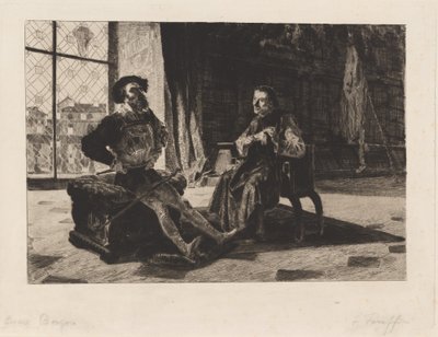 Cesare Borgia i Machiavelli autorstwa Federico Faruffini